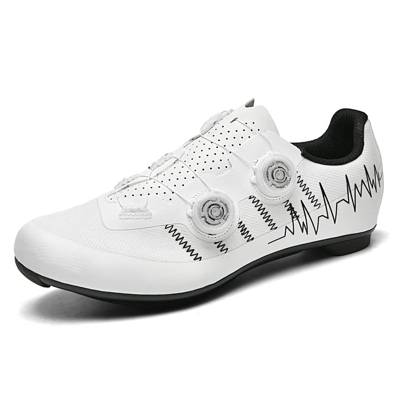 dual dial road cycling shoes SQ-TB003 black and white