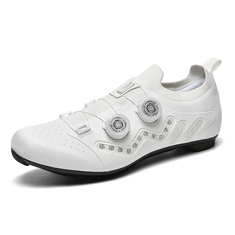 SQ-TB002 dual-mount cycling shoes black and white