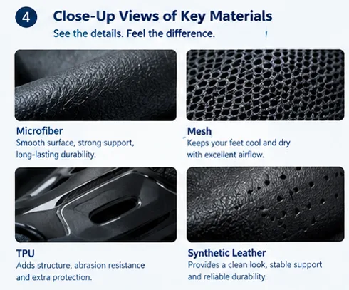 Cycling Shoe Materials Guide: Microfiber, Mesh, TPU & More 2 microfiber cycling shoe upper material